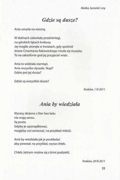 Odcisk koronki Odcisk koronki
